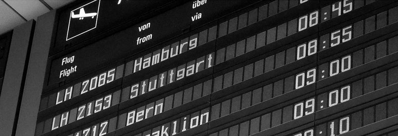 Symbolbild Flugzeug gelandet